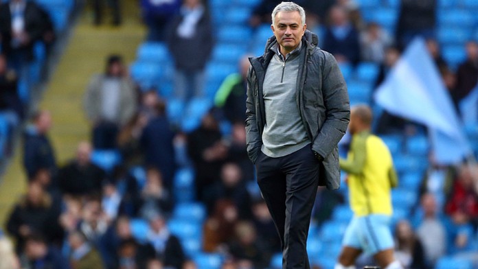 Tréner futbalistov Manchestru United Jose Mourinho.
