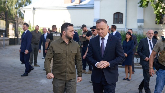Volodymyr Zelenskyj a Andrzej Duda