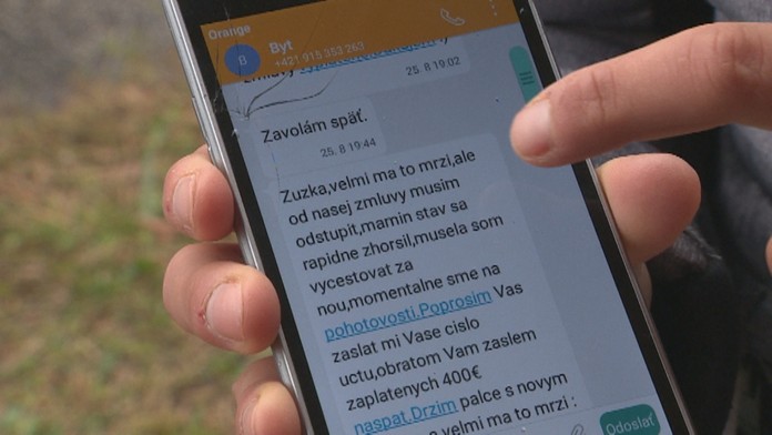 Podvodníčka s prenájmom.