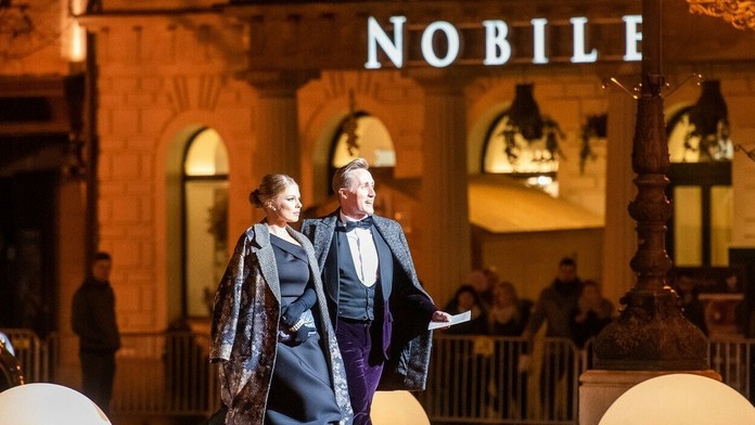 Veronika s manželom na archívnej snímke.