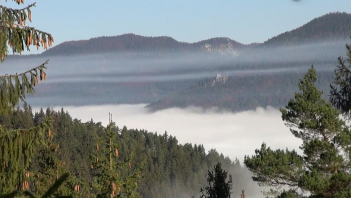 Hmla nad Ružomberkom.