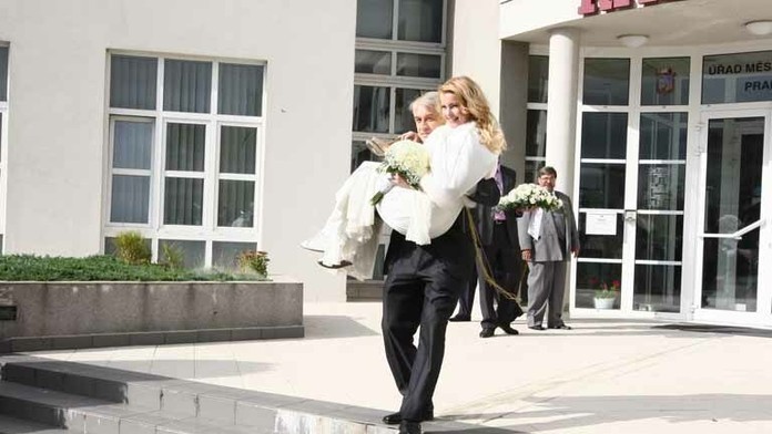 Bartošová a Rychtář, svadba.