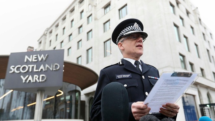 Na snímke zástupca šéfa londýnskej Metropolitnej polície Mark Rowley.