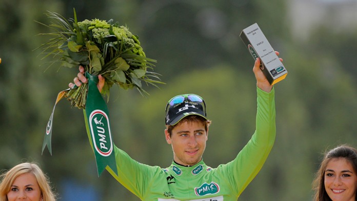 Peter Sagan po poslednej etape na TdF v Paríži.