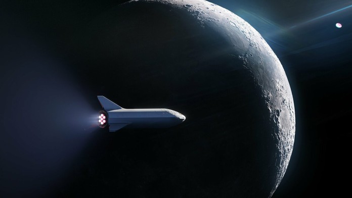 Raketa BFR spíoločnosti SpaceX, ktorá poletí k Mesiacu