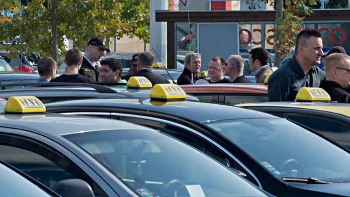 Protest proti Uberu