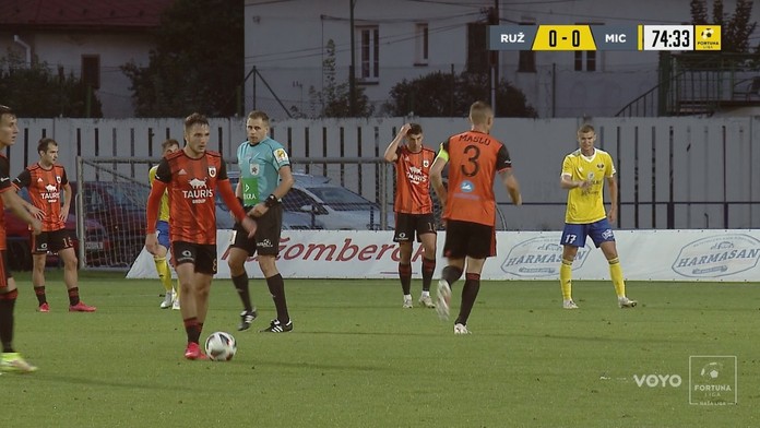 Ružomberok Michalovce 6. kolo Fortuna ligy.