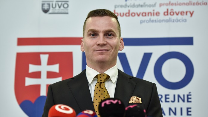Na snímke predseda Úradu pre verejné obstarávanie (ÚVO) Miroslav Hlivák