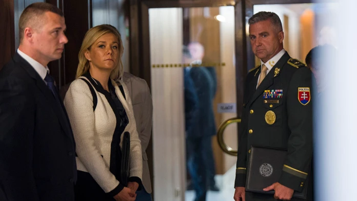 Na archívnej snímke Denisa Saková a Tibor Gašpar.
