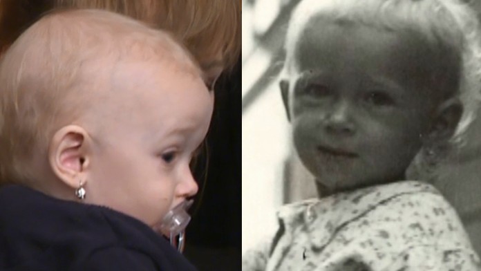 Hádajte, kto je toto dievčatko. Slávnej Slovenke vnučka akoby z oka vypadla
