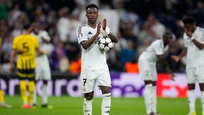 Vinícius Junior sa teší po triumfe Realu Madrid