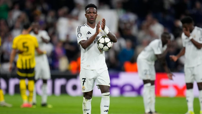 Vinícius Junior sa teší po triumfe Realu Madrid