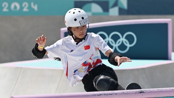 Zheng Haohao počas OH v Paríži