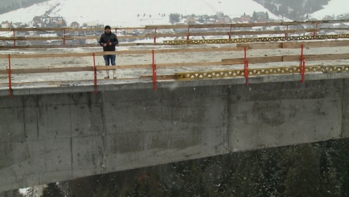 Najvyšší most v strednej Európe.