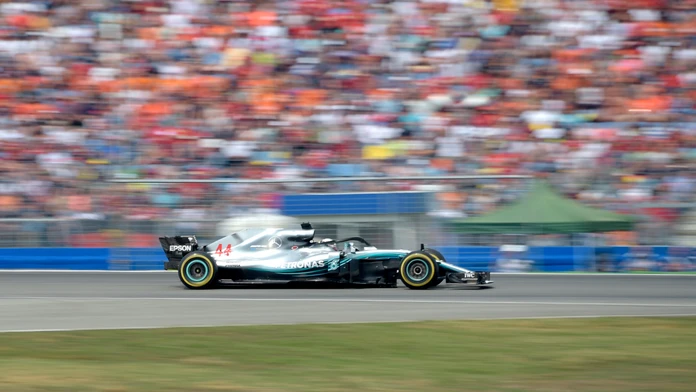 Lewis Hamilton na VC Nemecka.