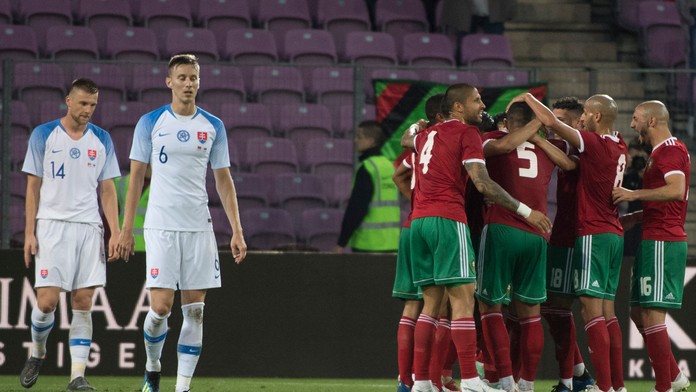 Prípravný zápas v Ženeve Slovensko : Maroko