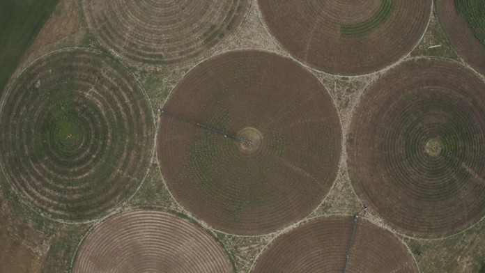 Agrokruhy na Zemplíne.