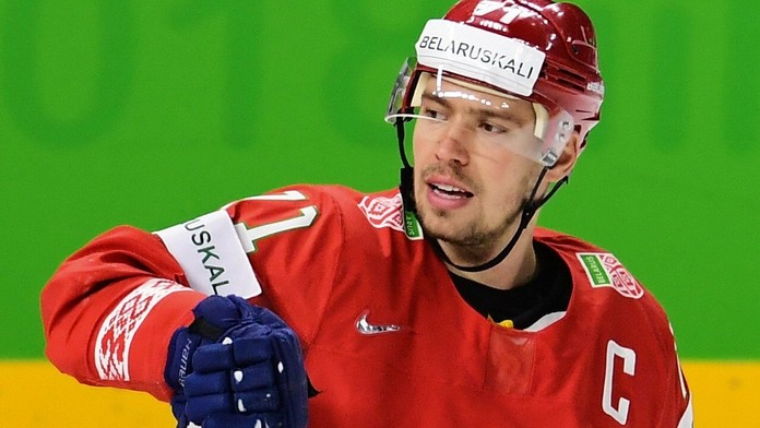 Kapitán Bieloruska Alexander Pavlovič.