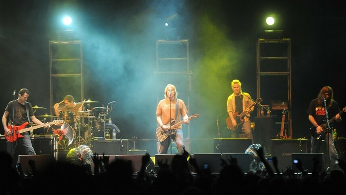 The Offspring počas koncertu v Moskve v roku 2008.