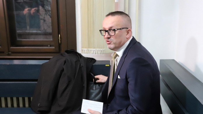 Na snímke Vladimír Pčolinský na pracovisku Špecializovaného trestného súdu v Banskej Bystrici.