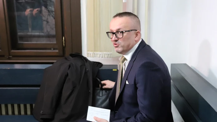 Na snímke Vladimír Pčolinský na pracovisku Špecializovaného trestného súdu v Banskej Bystrici.
