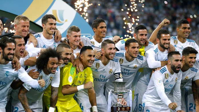 Futbalisti Realu Madrid sa stali desiatykrát víťazmi španielskeho Superpohára.