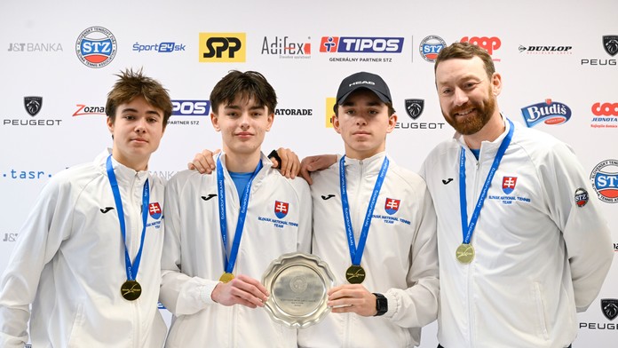 Zrodila sa generácia, čo má budúcnosť. Mladí slovenskí tenisti sa prvý raz v histórii stali majstrami Európy
