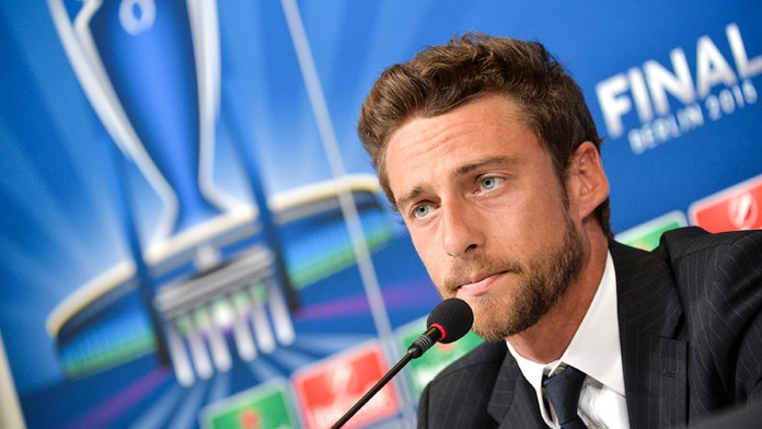  Stredopoliar Juventusu Turín Claudio Marchisio.