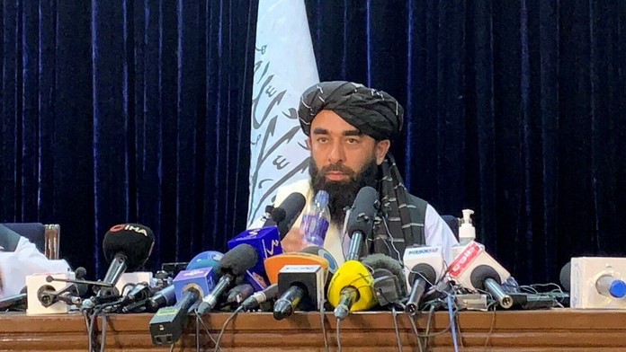 Hovorca Talibanu Zabíhulláh Mudžáhid.