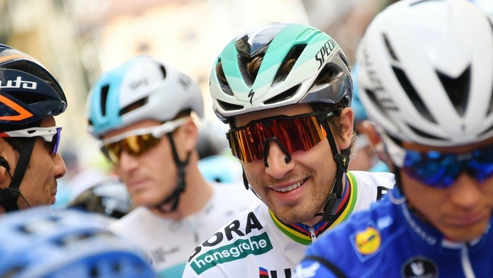 Peter Sagan v pelotone.