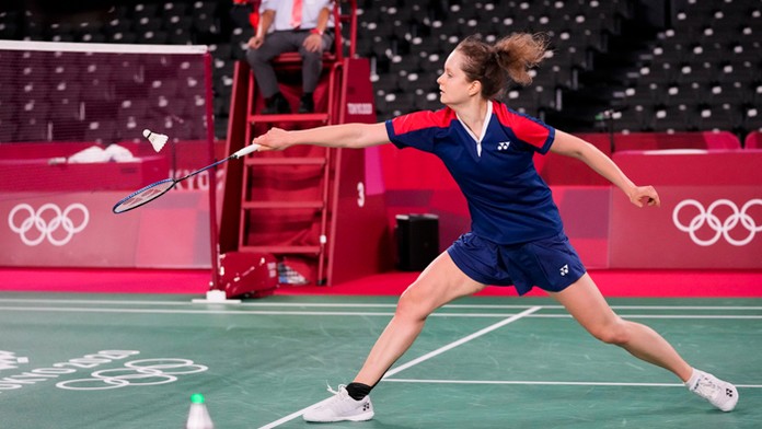 Slovenská bedmintonistka Martina Repiská.