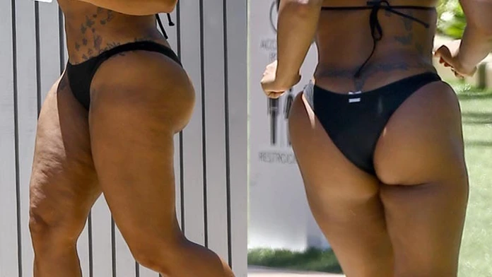 Toto že je modelka? Kim sa predviedla v bikinách