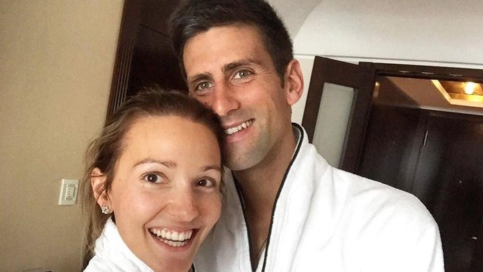 Jelena a Novak Djokovičovci.