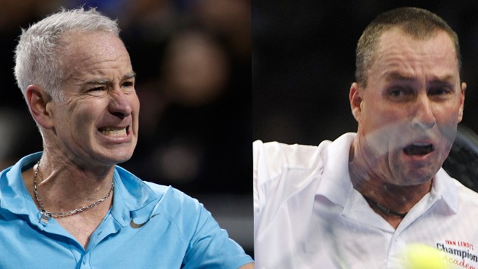Johnovi McEnroe a Ivan Lendl