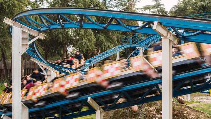 Trať horskej dráhy nebola v dobrom stave.