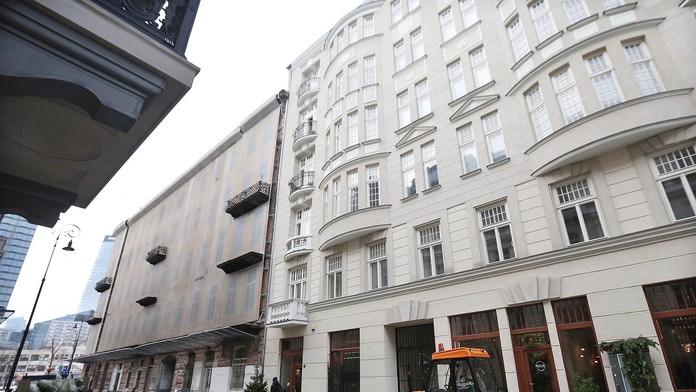 Budova, ktorá bola pred 2. svetovou vojnou centom varšavských Židov.