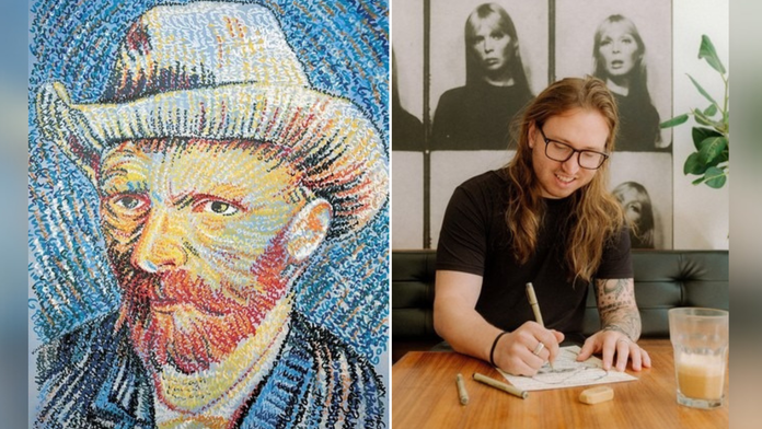 Umelec vymyslel špeciálnu techniku kresby. Za svoje portréty už zarobil tisíce eur