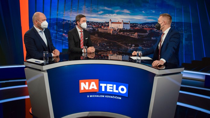 Richard Sulík a Juraj Blanár v Na telo.