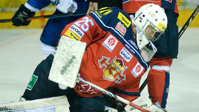 Brankár Zvolena Samuel Baroš.