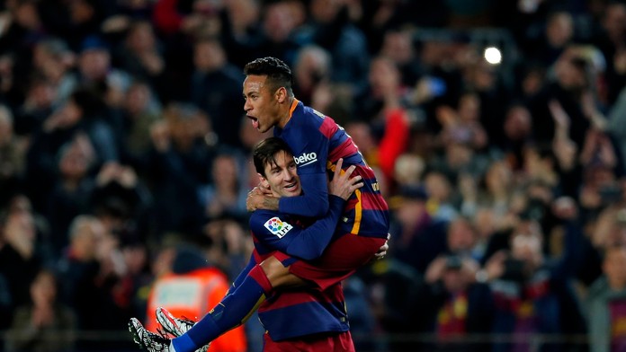 Lionel Messi a Neymar.