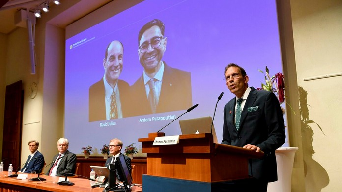 Získali ju vedci David Julius (hore vľavo) a Ardem Patapoutian (hore vpravo)