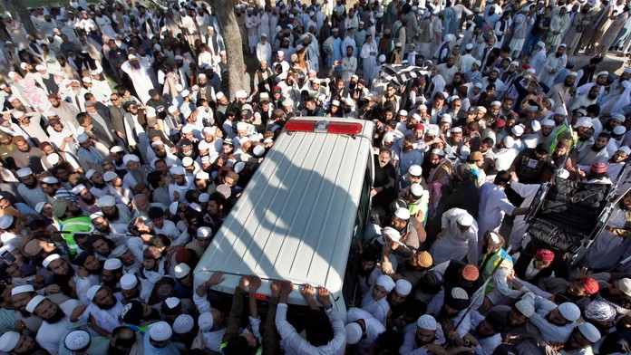 Pohreb otca Talibanu.