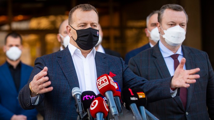 Na snímke Boris Kollár a Milan Krajniak