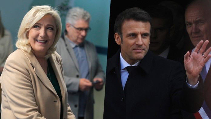 Macron obvinil Le Penovú, že je "závislá" od Putina