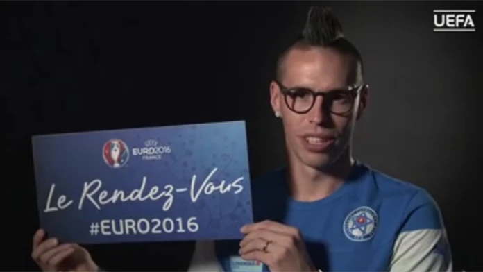 Marek Hamšík v spote k žrebu ME.