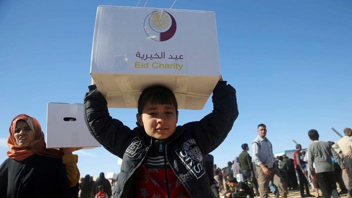 Ľudia bez domova, ktorí utiekli počas bojov.