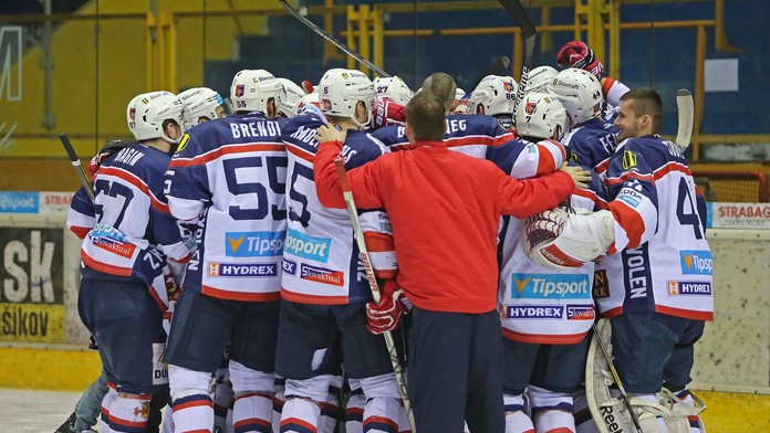 Na snímke hráči Zvolena