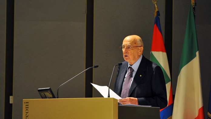 Talianský prezident Giorgio Napolitano
