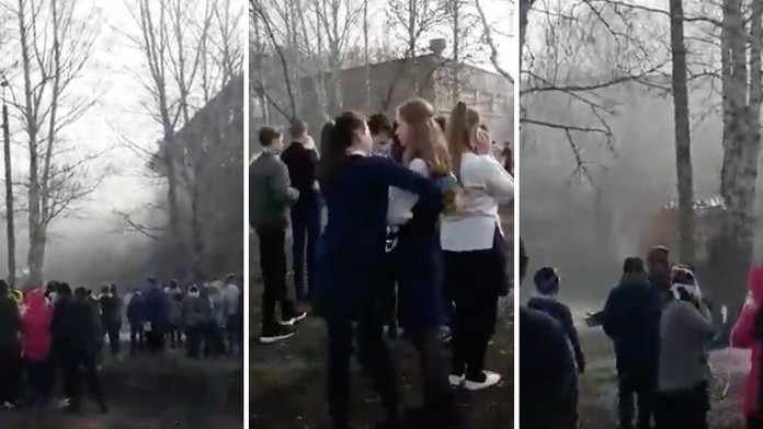 Útok nožom na strednej škole v Rusku