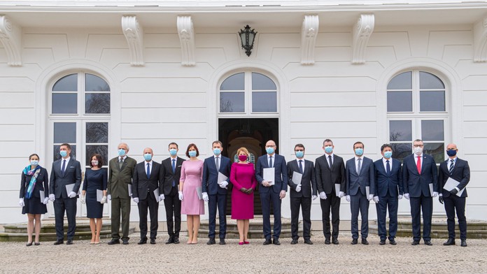 Vláda vymenovaná prezidentkou SR po parlamentných voľbách v roku 2020